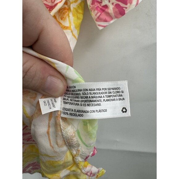 NEW Goodiefellow Fruit Print Summer Pool Side Vacation Standard Fit Medium Top - Picture 8 of 9